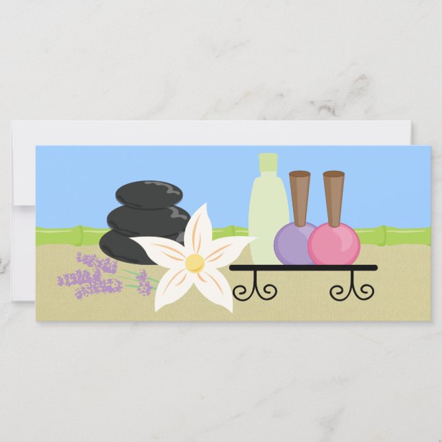 Certificados de regalo de día de spa o de salón de (Anverso)