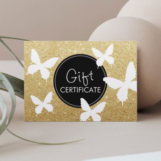 Certificados de Regalo de Mariposas Purpurina de O (Subido por el creador)