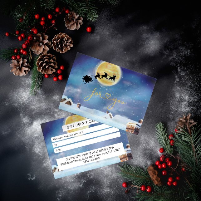 Certificados de regalo para empresas navideñas (Subido por el creador)