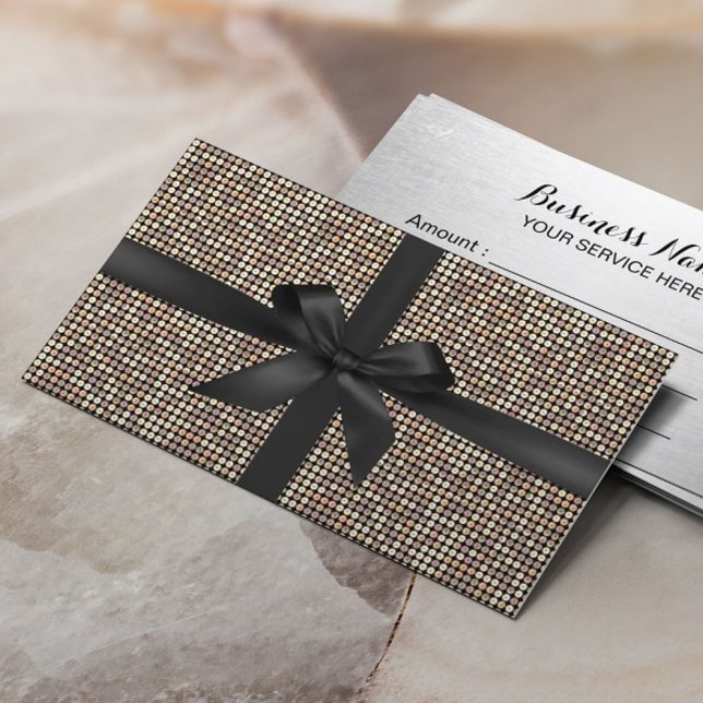 Certificados de regalo Purpurina de oro moderno de (Subido por el creador)
