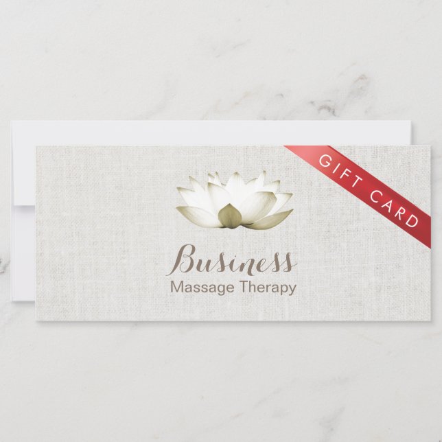 Certificados De Regalo | Salón de Terapia Lotus y  (Anverso)