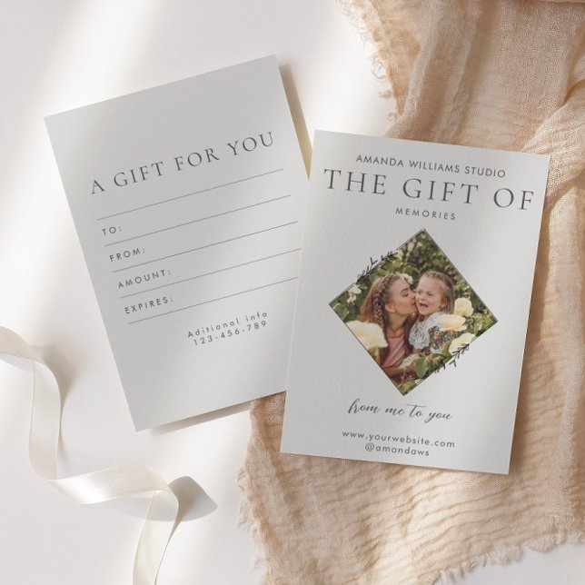 Certificados de tarjetas de regalo para fotógrafos (Subido por el creador)