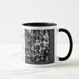 ¿CERVANTES, supongo? - Taza de QUIJOTE de los años