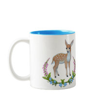 Cervatillo en taza de los Foxgloves
