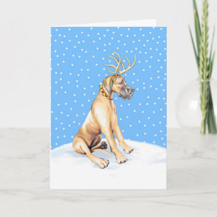 Cervatillo UC del navidad del reno de great dane