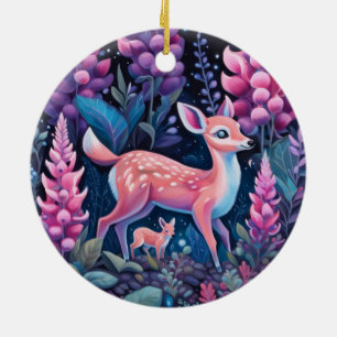 Cerveza Adorable Con Ornamento De Flores