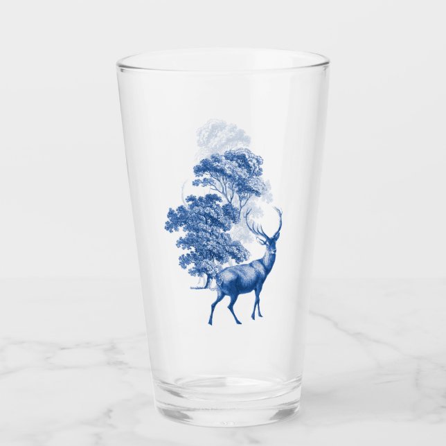 Cerveza azul veneciana clásica en bosque (Anverso)