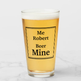 Cerveza "BEER MINE" personalizada