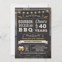 Cerveza borbónica y invitación a la barbacoa por e