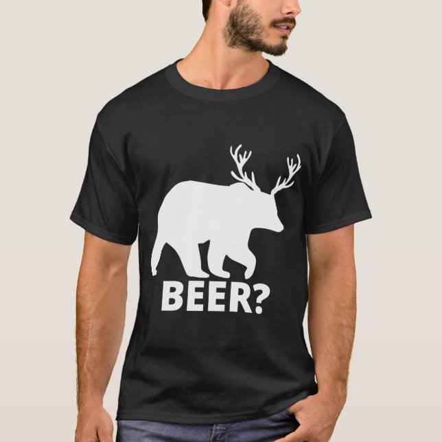¿Cerveza? Camisa de caza Día del Padre (Anverso)