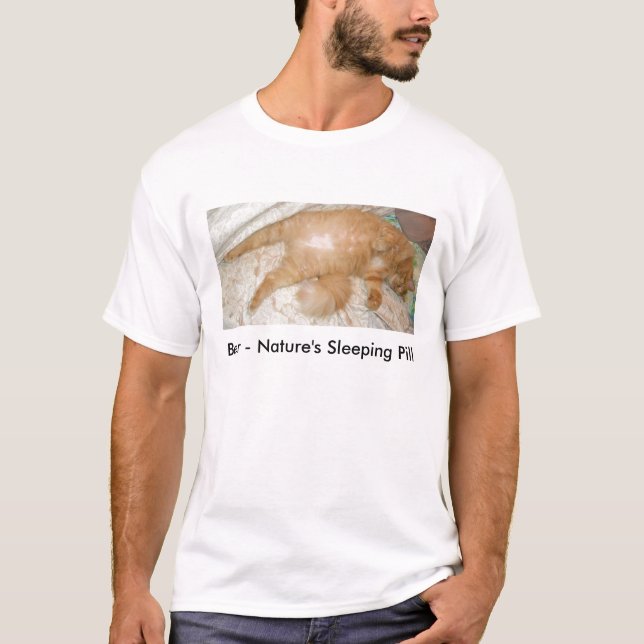 Cerveza - Camiseta de la pastilla de la naturaleza (Anverso)