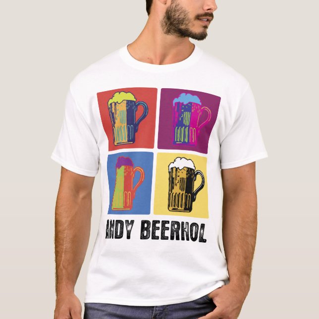 Cerveza como camiseta del arte (Anverso)