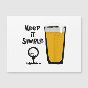 Cerveza De Golf Divertida Simples