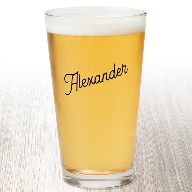 Cerveza de nombre personalizada moderna (Subido por el creador)