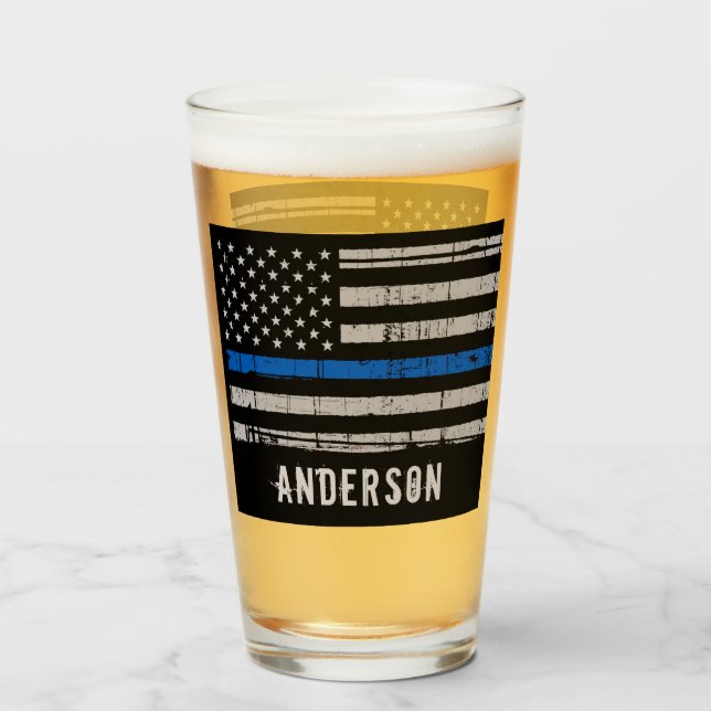 Cerveza de oficial de policía de la Línea Azul (Anverso (lleno))