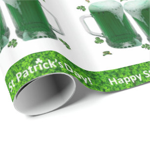 Cerveza de papel de envolvimiento de San Patricio
