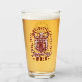 Cerveza de Rebelión de Motocicleta a Toda Velocida