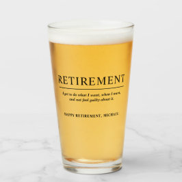 Cerveza de retiro Personalizado Guay personalizada