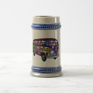 Cerveza Dinero de calcetín Autobús de la paz Jarra de cerv