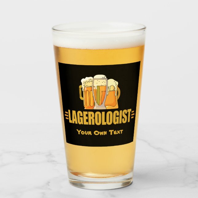Cerveza divertida Lagerólogo (Anverso (lleno))