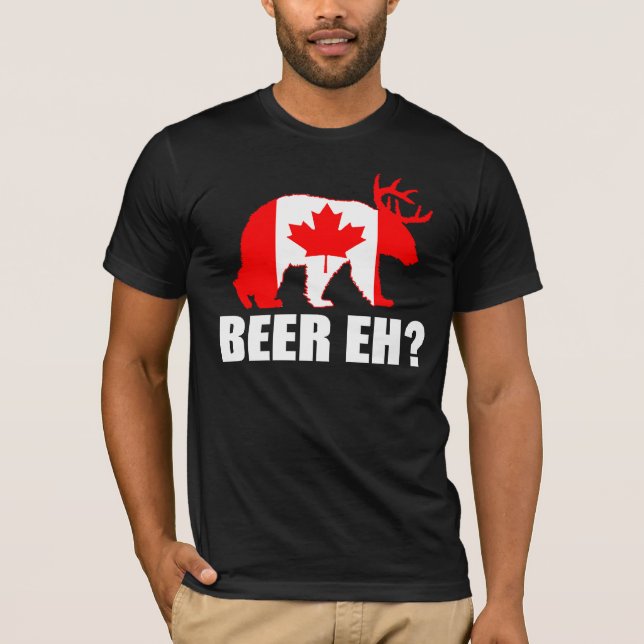 ¿CERVEZA EH?  Camiseta de Canadá (Anverso)