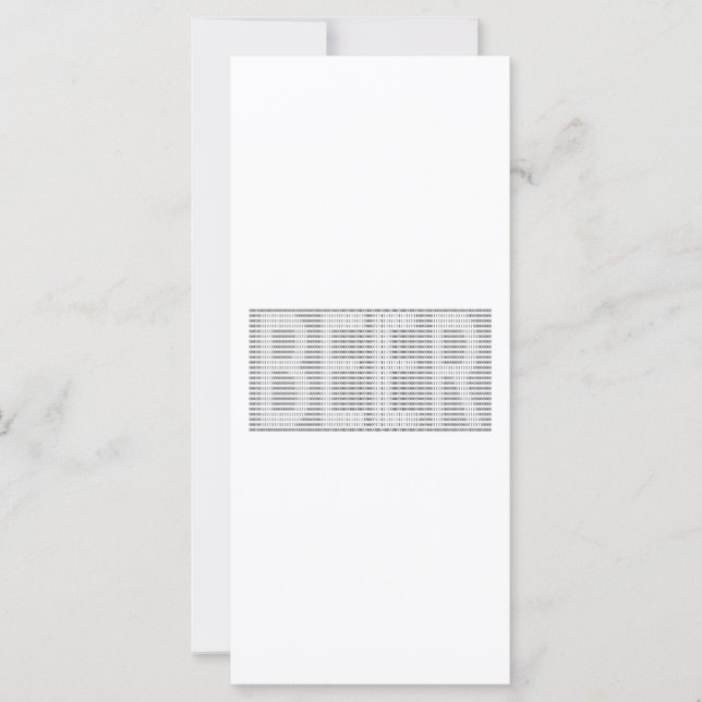 Cerveza en binario - ASCII (Anverso)