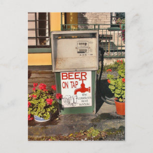 Cerveza en la tarjeta postal Tap