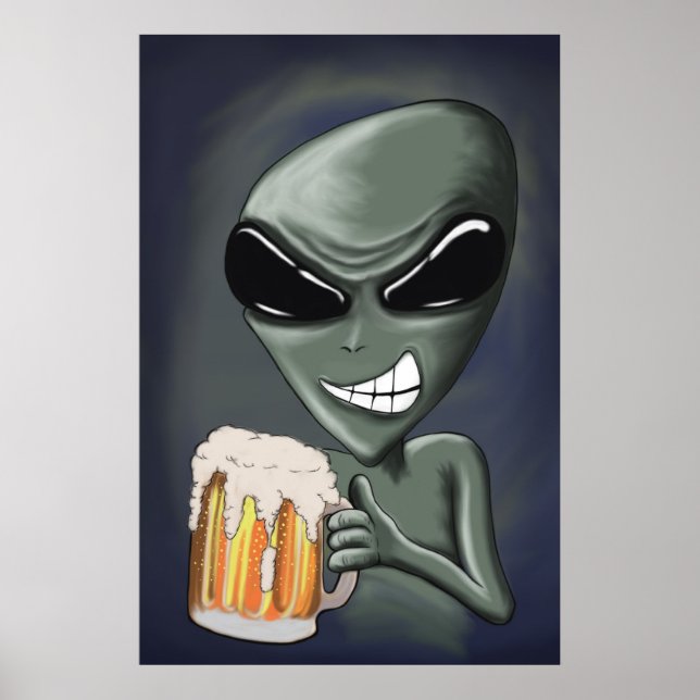 Cerveza es lo que estamos bebiendo impresión II (Frente)