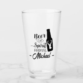 Cerveza es mi espíritu Animal Gracioso nombre cerv