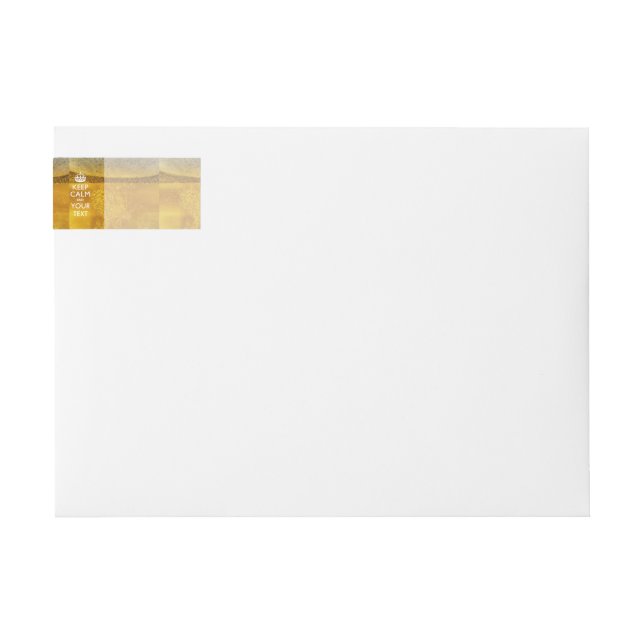 Cerveza festiva MANTENER LA CALMA Y tu texto creat (Anverso)