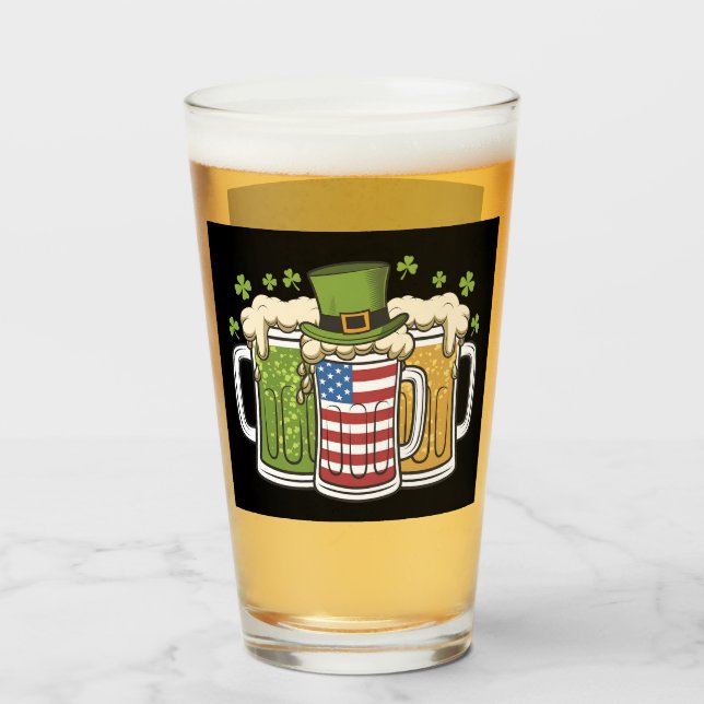 Cerveza irlandesa Estados Unidos Bandera estadouni (Anverso (lleno))