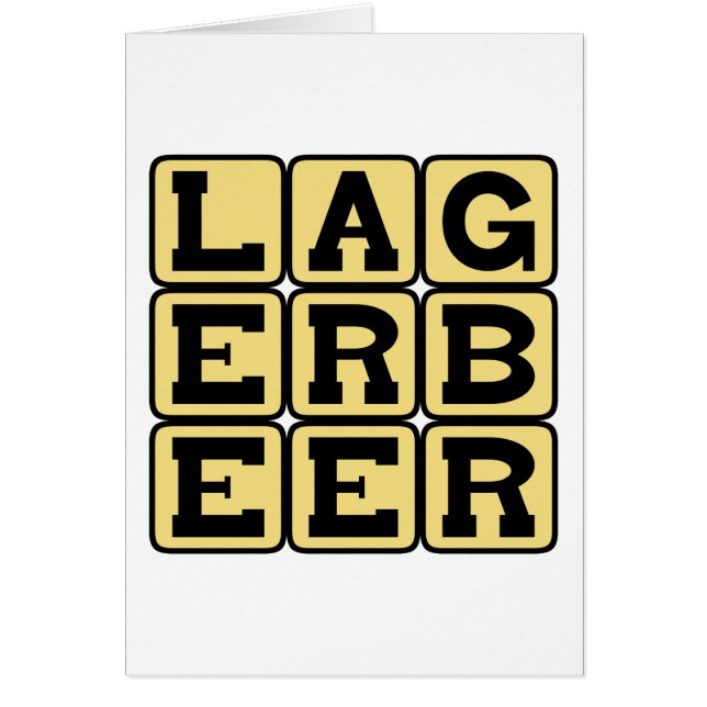 Cerveza Lager, Tipo de Ale (Frente)