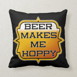 Cerveza Me Hace SALTAR - Almohada 16" x 16"