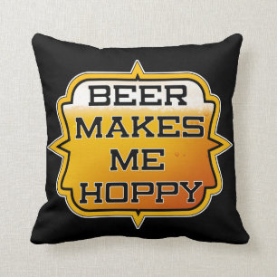 Cerveza Me Hace SALTAR - Almohada 16" x 16"
