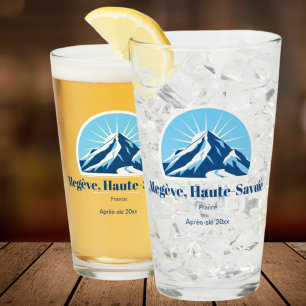 Cerveza Megève Alta Saboya Francia estación de esq