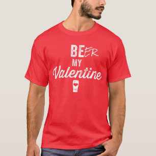 Cerveza mi camiseta de la tarjeta del día de San