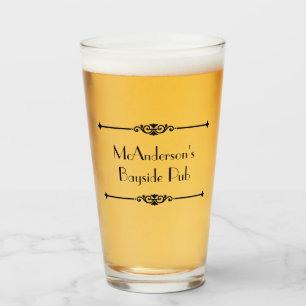Cerveza personalizada Pub clásico del nombre o de