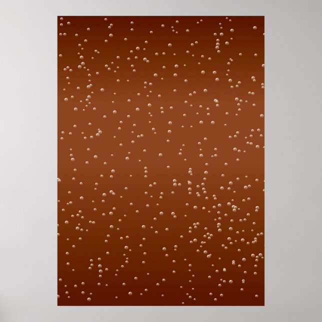 Cerveza raíz con burbujas pequeñas arte de fondo (Frente)