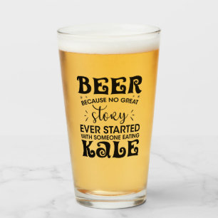Cerveza saludable divertida versus humor kale verd