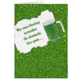 Cerveza Verde Irlandesa En Shamrock