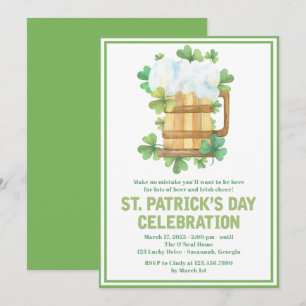 Cerveza verde y Shamrock invitan al Día de San Pat