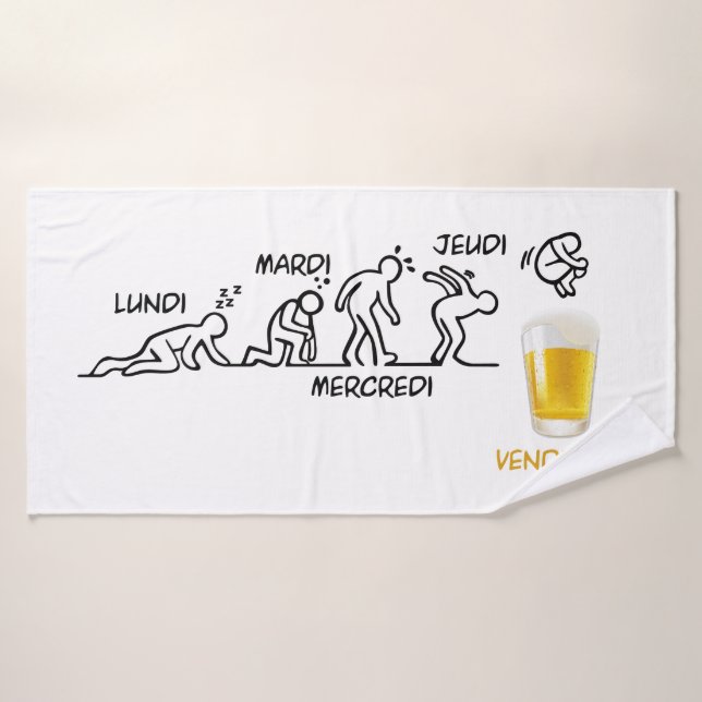 Cerveza-volución (Toalla de baño)