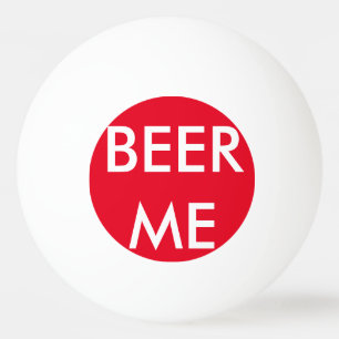 Cerveza yo bola de ping-pong