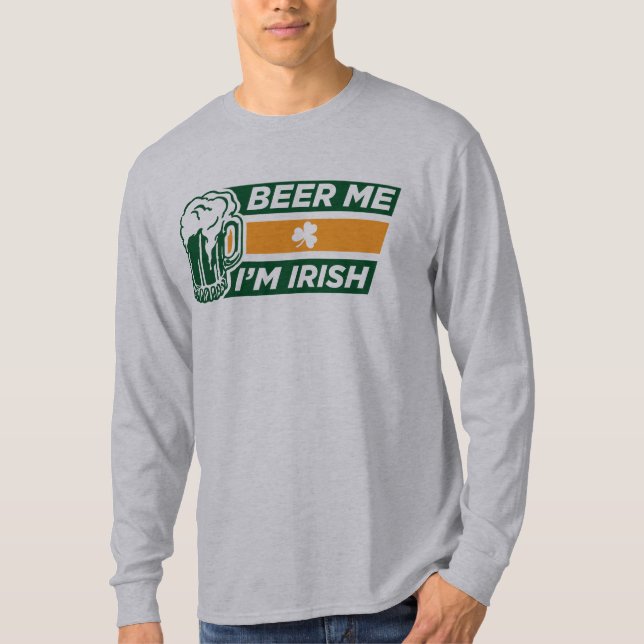 Cerveza yo soy camisa irlandesa (Anverso)