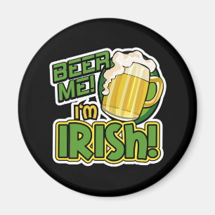 Cerveza yo soy imán del día de St Patrick del