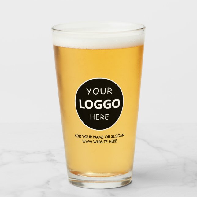 Cervezas de personalizable Logotipo y negocio (Anverso (lleno))