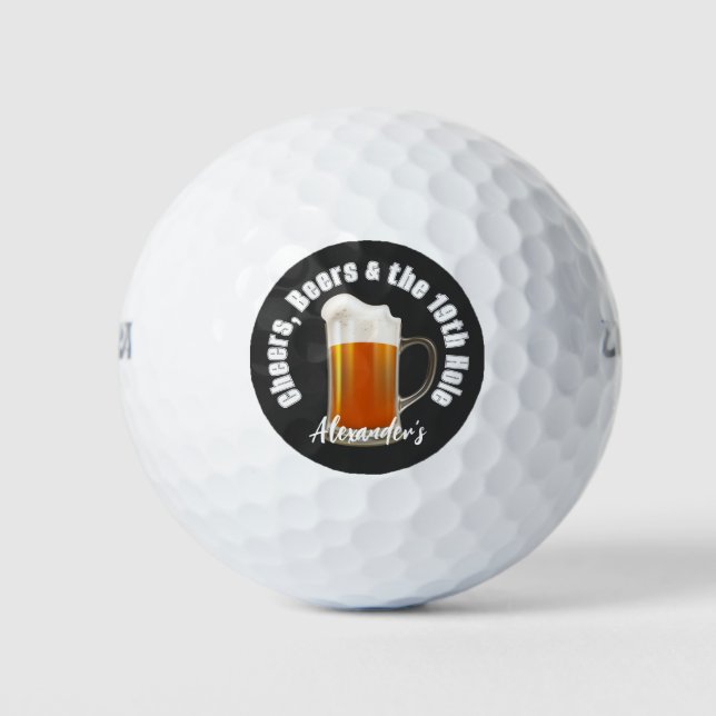Cervezas de Salud y las 19ª pelotas de golf (Anverso)