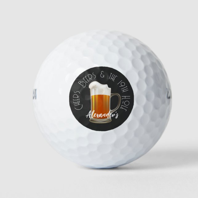 Cervezas de Salud y las 19ª pelotas de golf (Anverso)