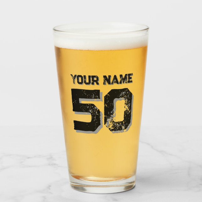 Cervezas deportivas personalizadas con número de c (Anverso (lleno))