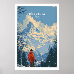Cervinia Impresión de Esquí - Italia 1